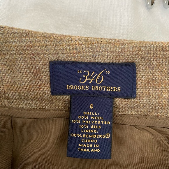 Brooks Brothers Wool Pencil Skirt Size 4 - Picture 3 of 3